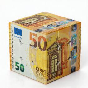 50 Euros 3x3 Cube